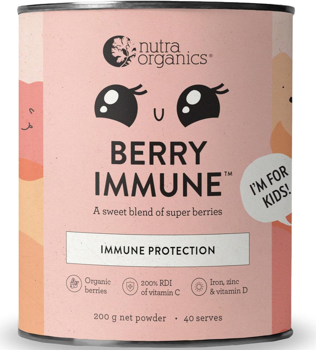 Nutra Organics Kidz Berry Immune Superfood