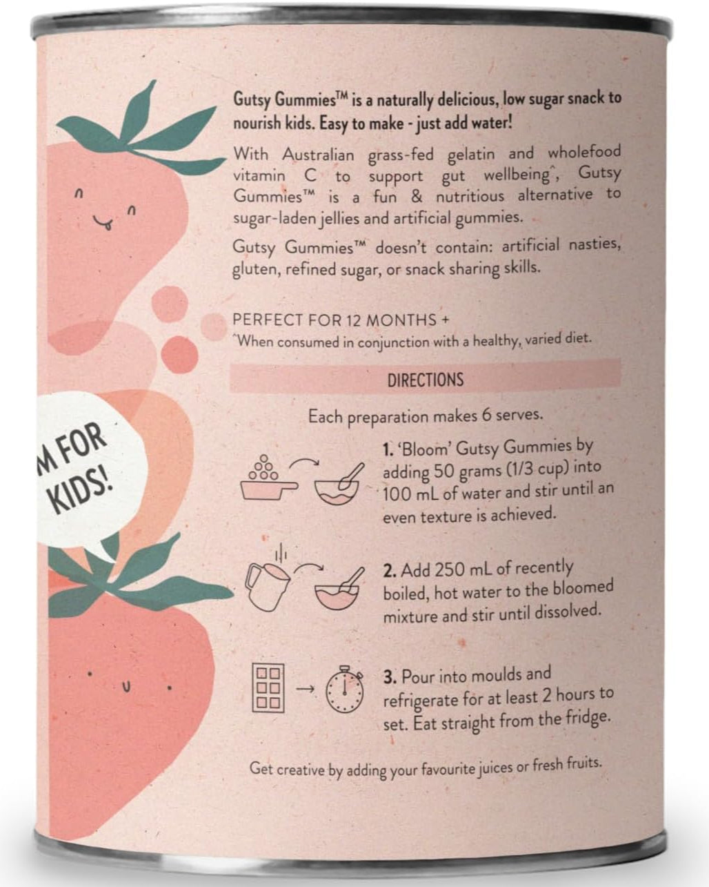 Nutra Organics Strawberry Gutsy Gummies