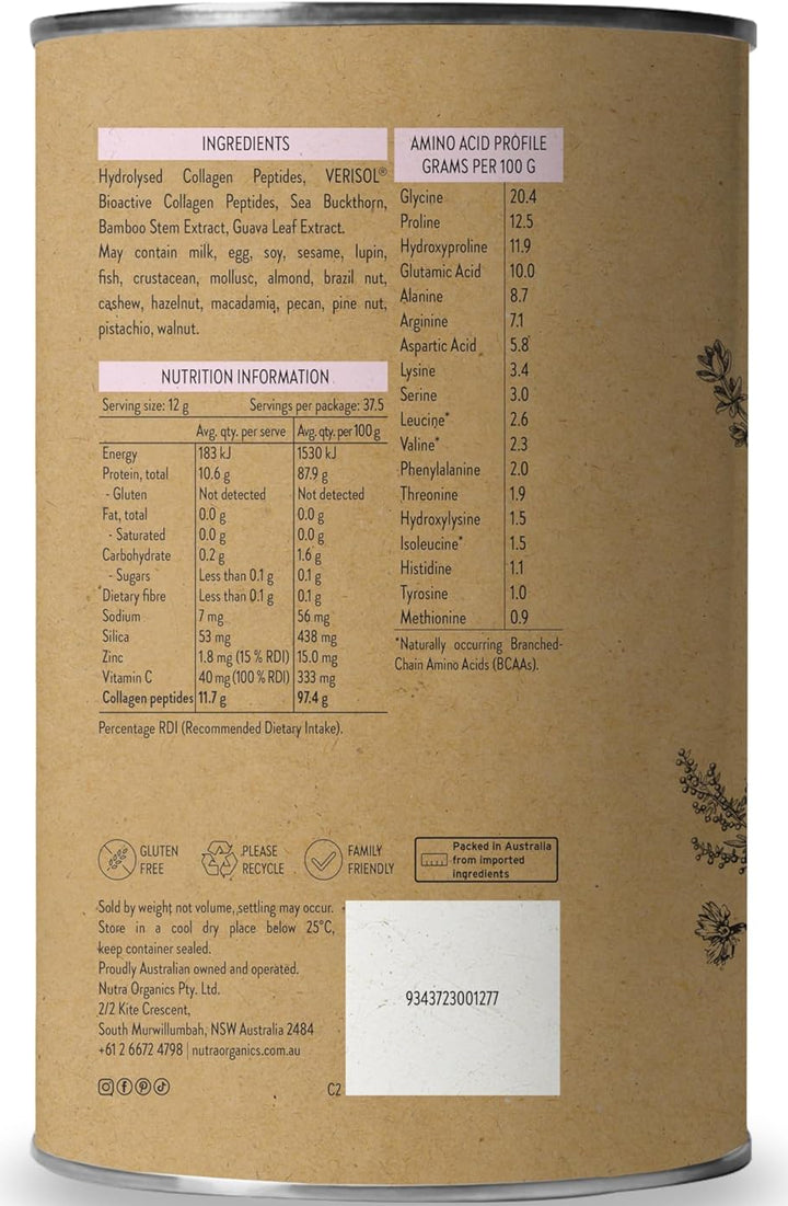 Nutra Organics Collagen Beauty Unflavoured