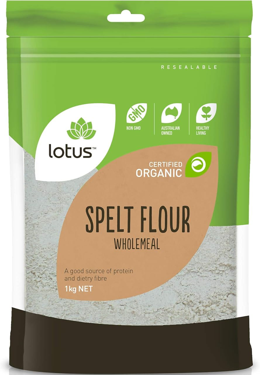 Lotus Organic Wholemeal Spelt Flour 1kg