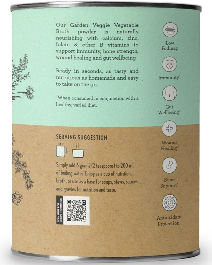 Nutra Organics Vegetable Broth Garden Veggie 125g