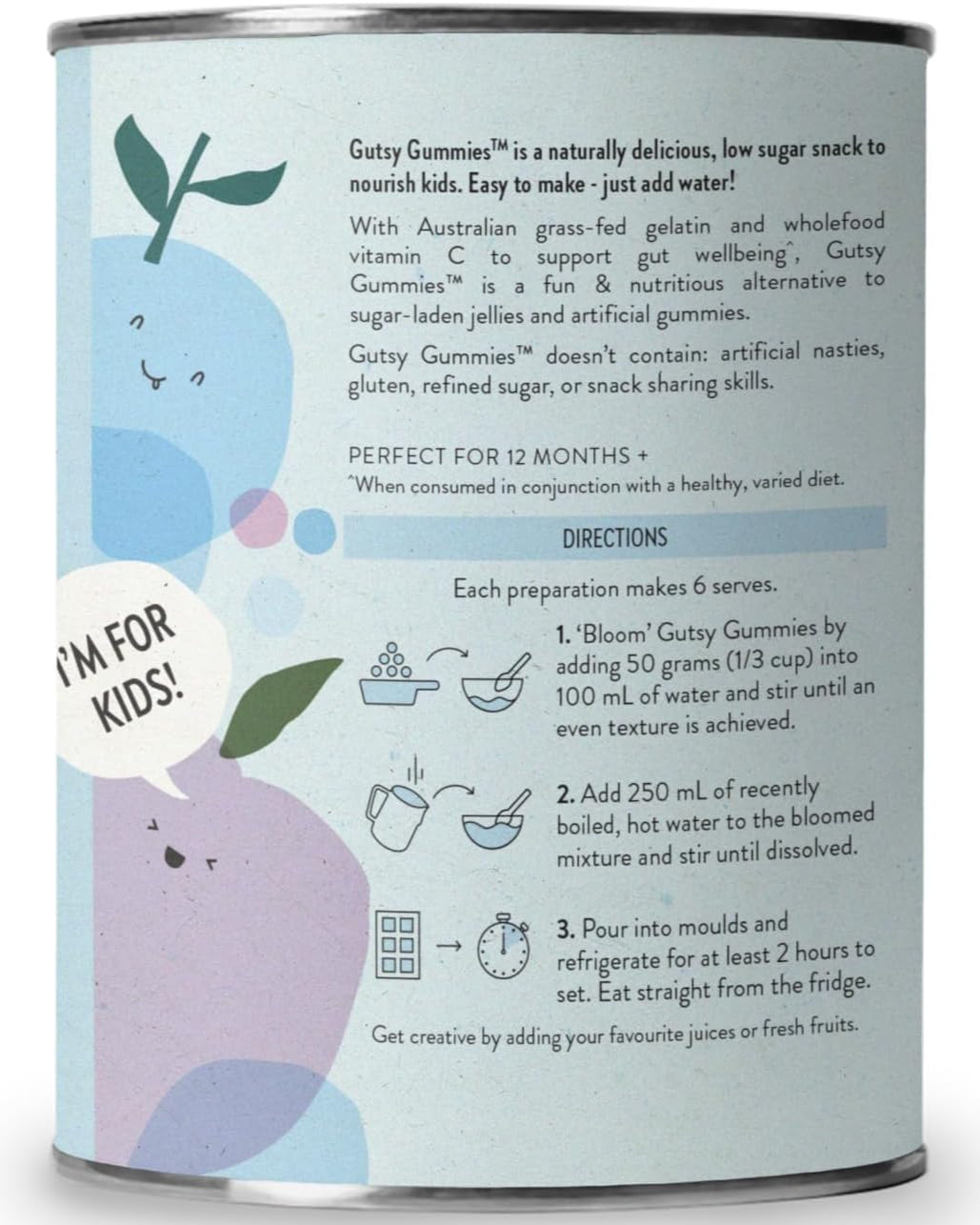 Nutra Organics Blueberry Gutsy Gummies