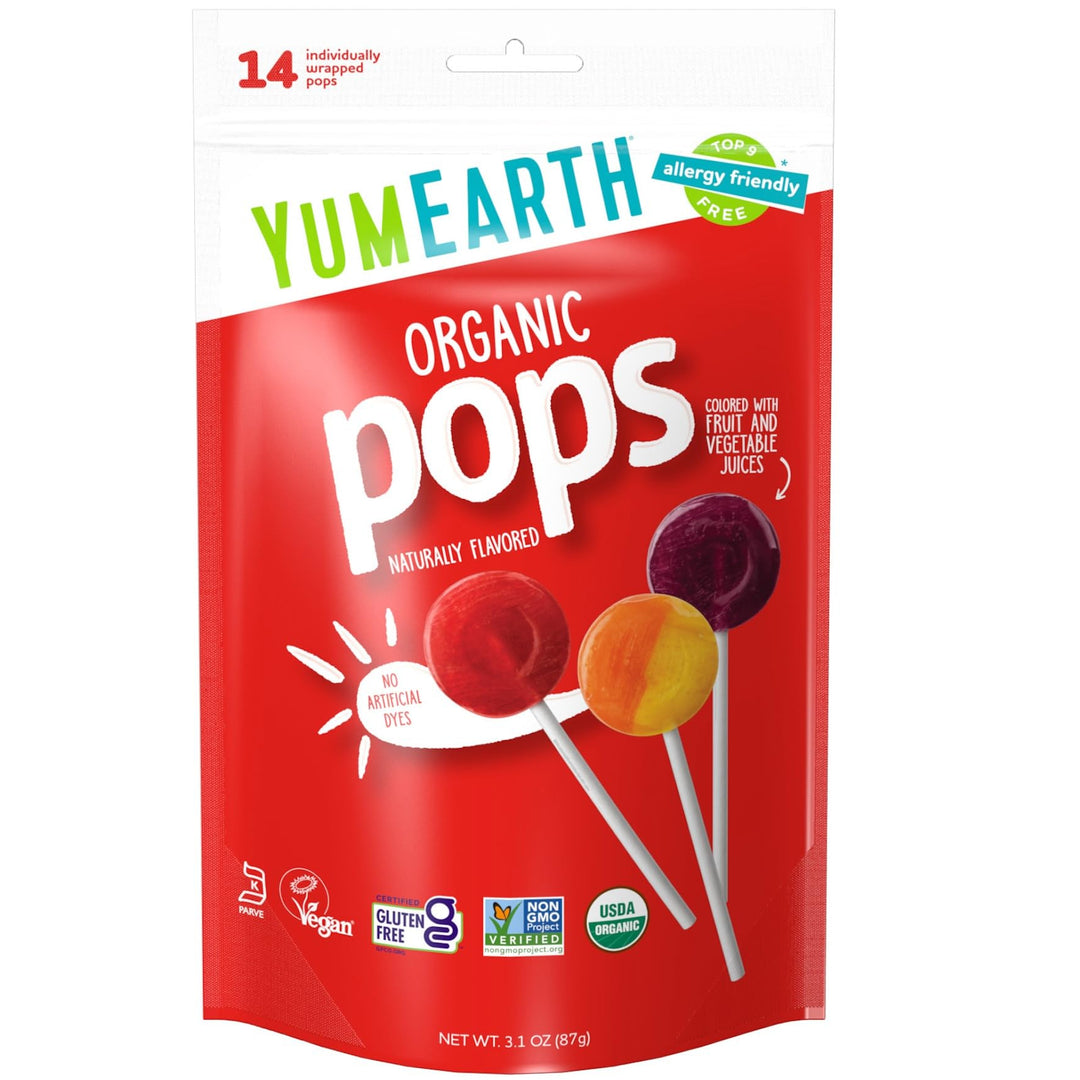 Yum Earth Organic Assorted Lollipops 85g