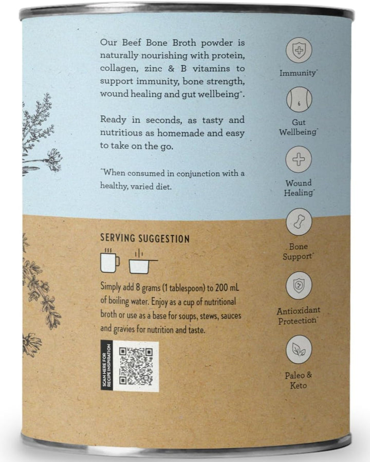 Nutra Organics Beef Bone Broth Hearty Original 125g