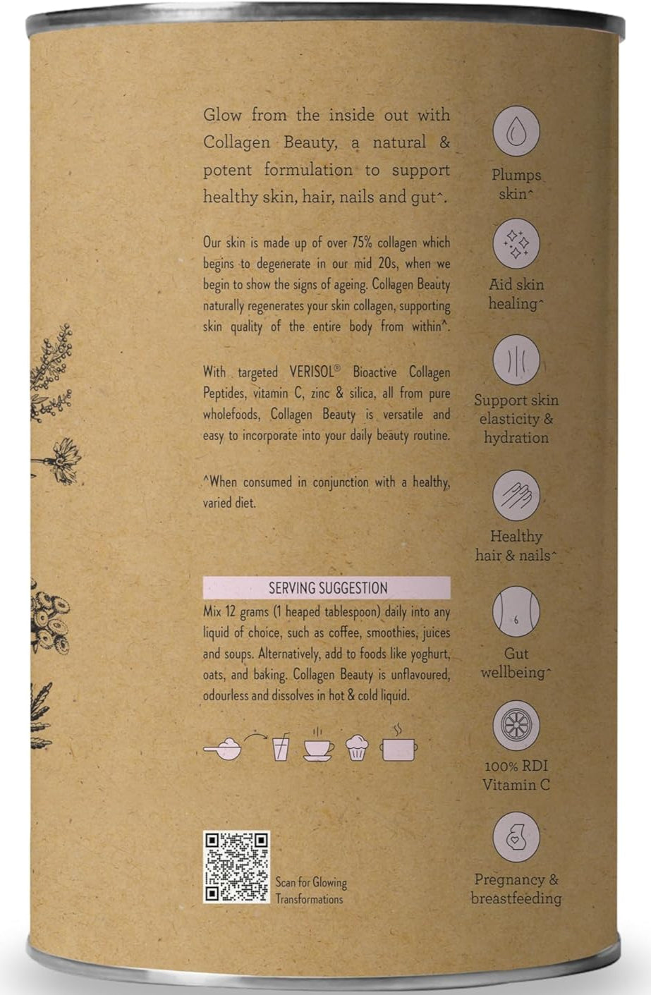 Nutra Organics Collagen Beauty Unflavoured