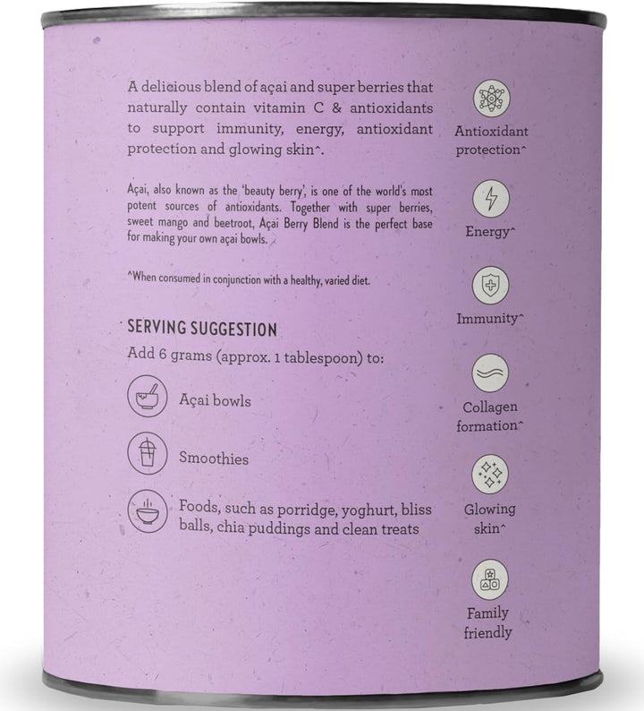 Nutra Organics Acai Berry Blend 200g
