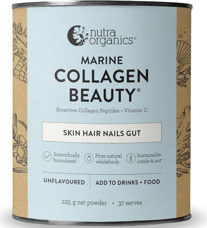 Nutra Organics Marine Collagen Beauty 225g