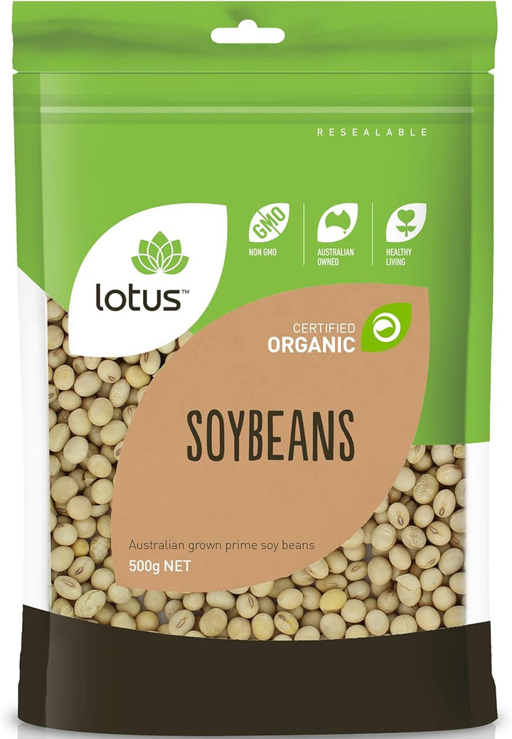 Lotus Organic Soybeans 500g