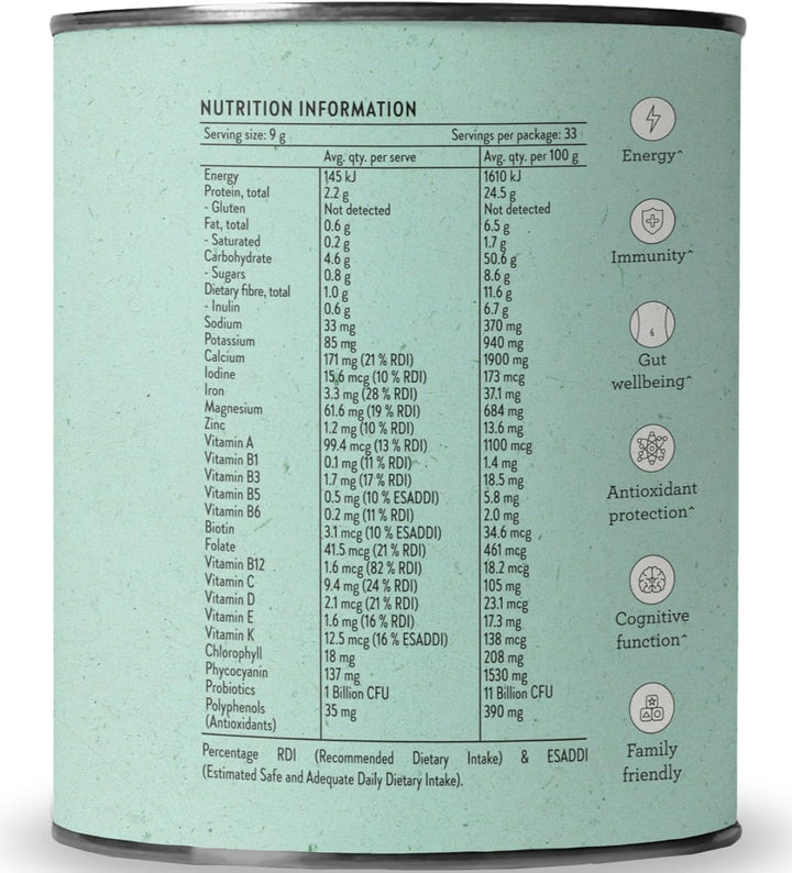 Nutra Organics Super Greens + Reds