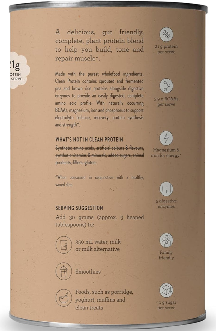 Nutra Organics Clean Protein Smooth Chocolate 500g