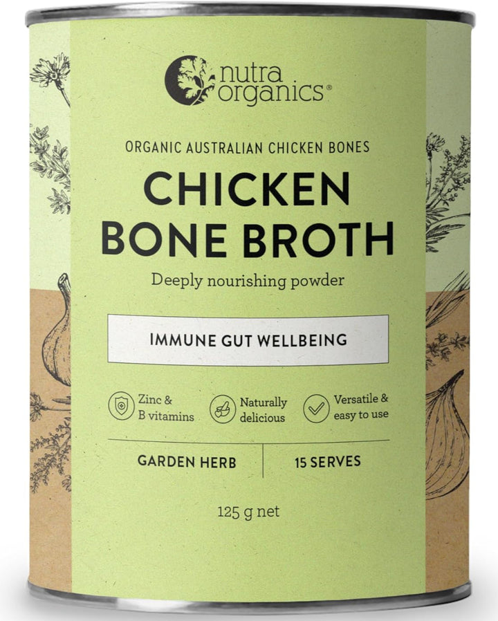 Nutra Organics Chicken Bone Broth Herb 125g