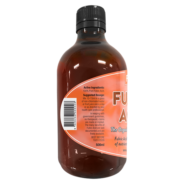 Healthwest Fulvic Acid Glass 500ml