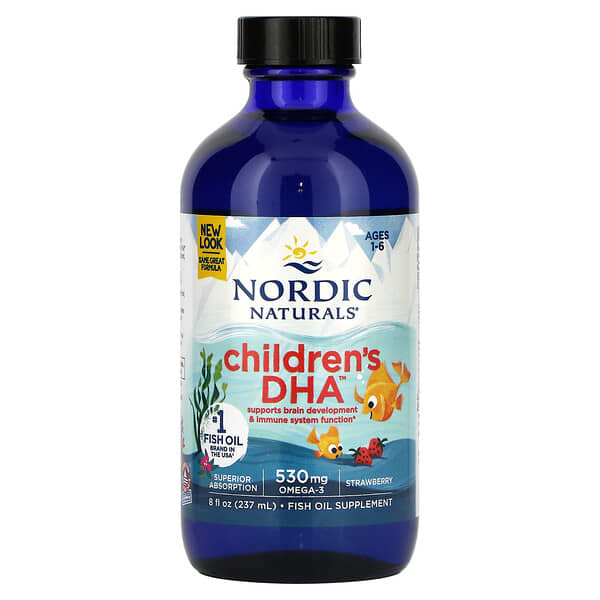 Nordic Naturals Childrens Dha Strawberry 237ml