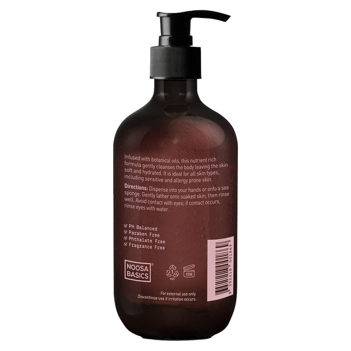 Noosa Basics Body & Hand Wash Rose Geranium & Frankincense 500ml