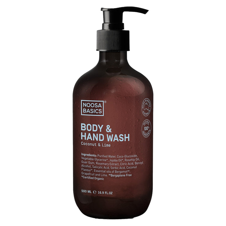 Noosa Basics Body & Hand Wash Coconut & Lime 500ml