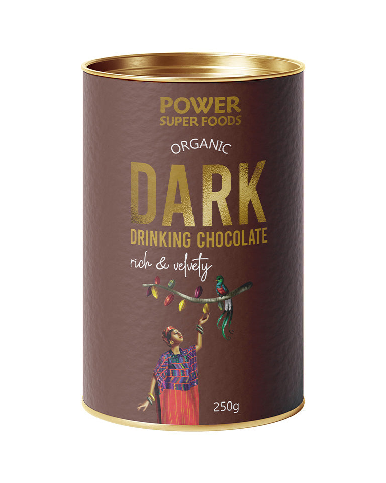 Power Super Foods Dark Organic Drinking Chocolate 250g