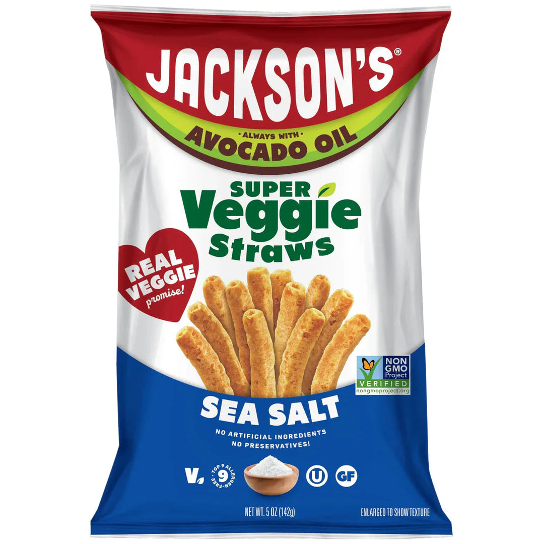 Jackson's Avocado Oil Veggie Straws Sea Salt 142g