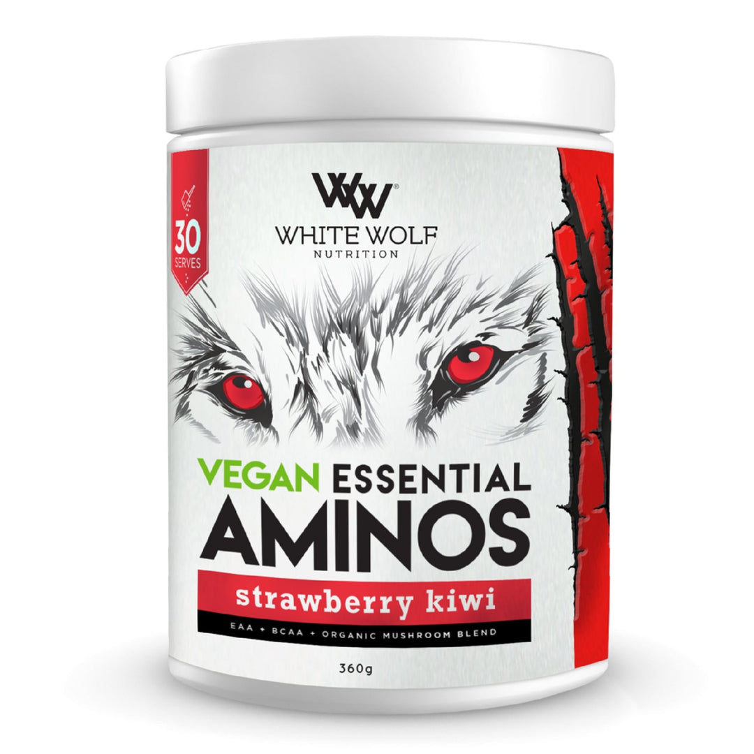 White Wolf Nutrition Vegan Amino Strawberry Kiwi 360g