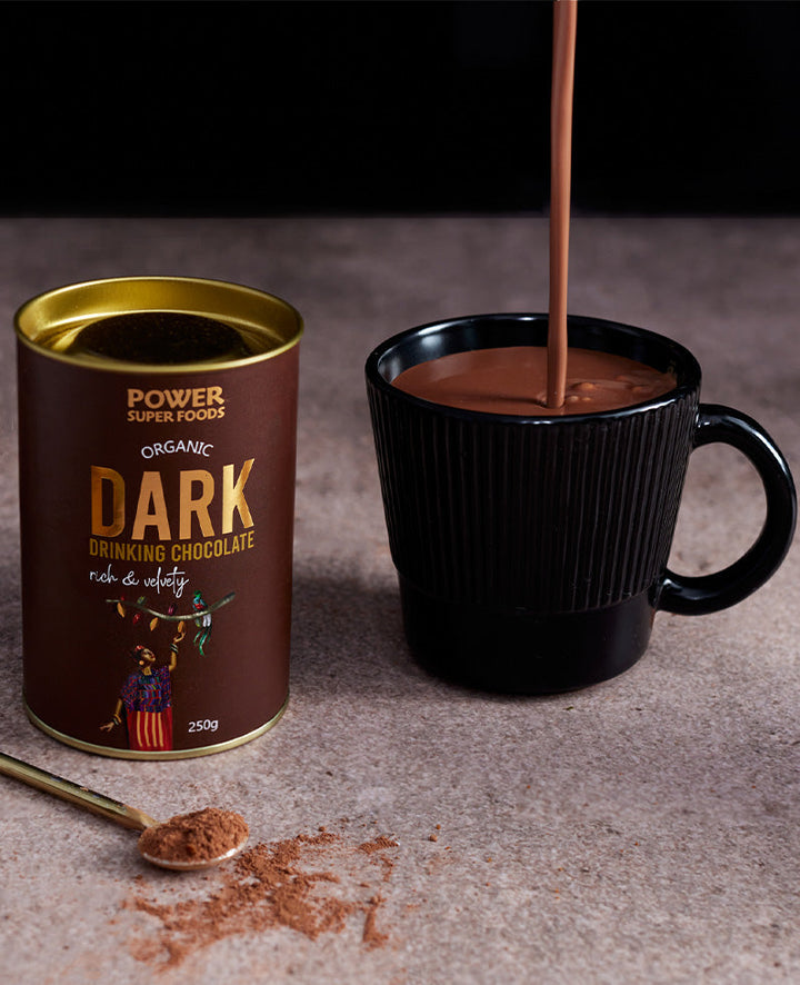 Power Super Foods Dark Organic Drinking Chocolate 250g