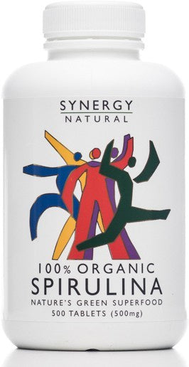 Synergy Natural Organic Spirulina Tablets 500t