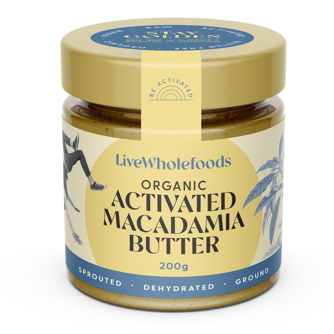 Live Wholefoods Organic Activated Macadamia Butter 200g