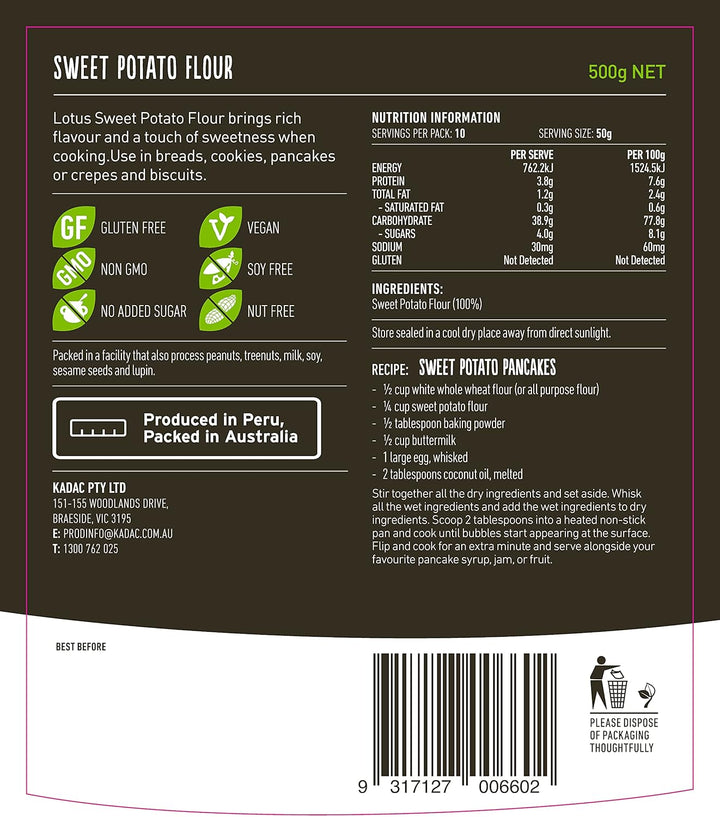 Lotus Sweet Potato Flour 500g