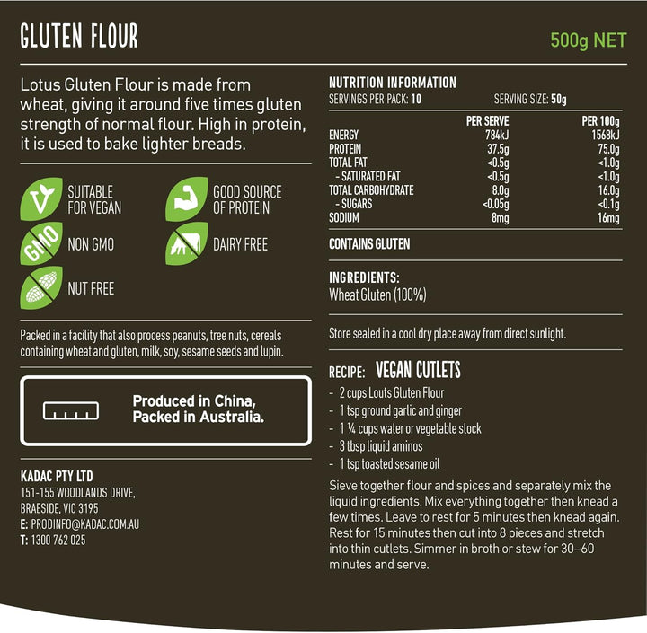 Lotus Gluten Flour 500g