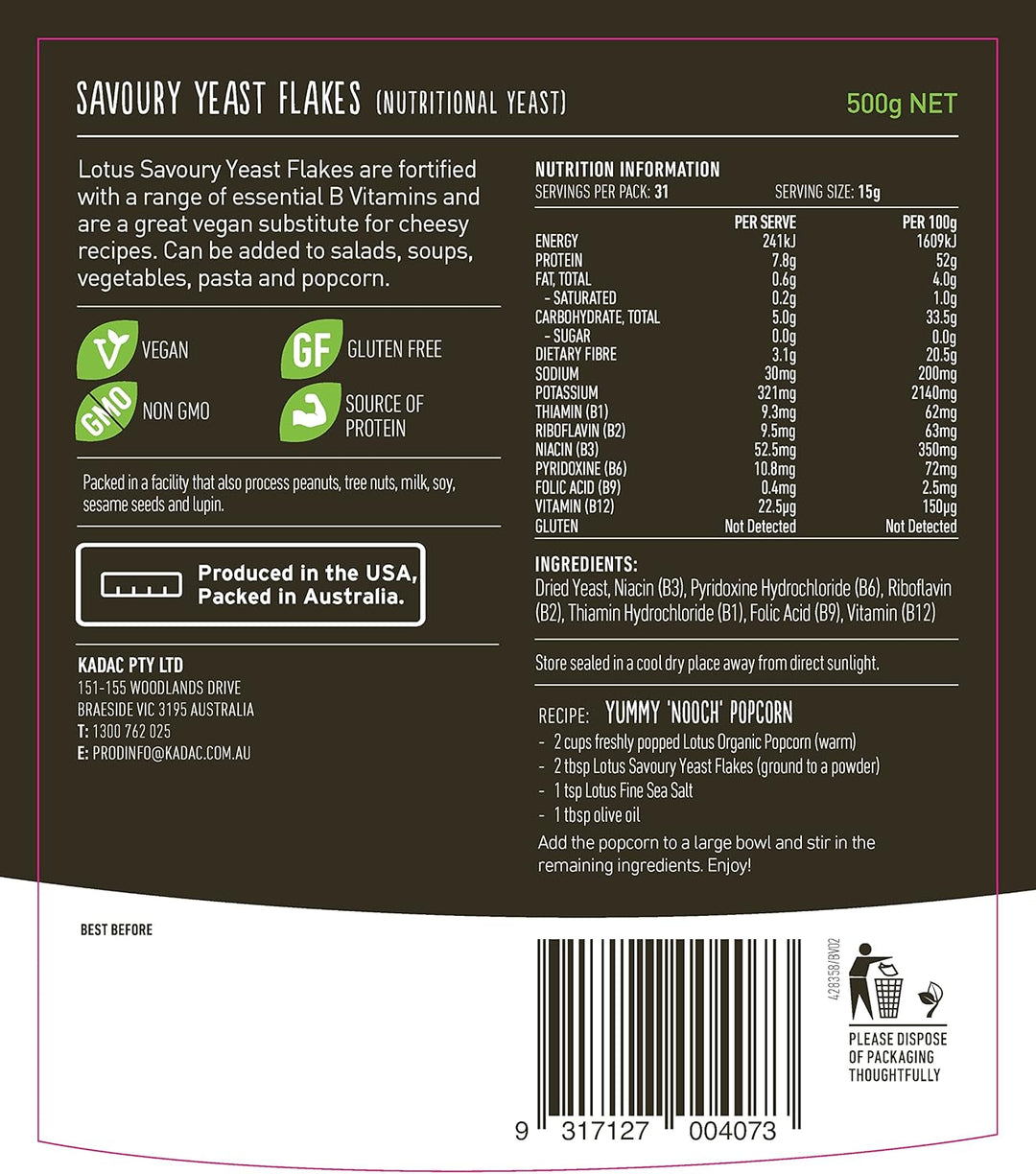 Lotus Yeast Flakes Savoury 500g