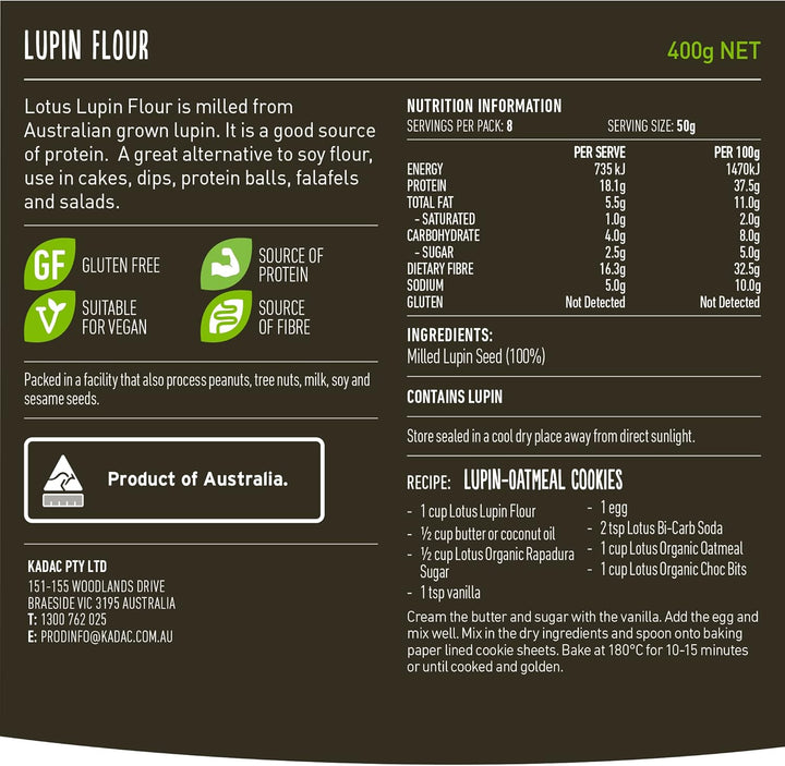 Lotus Lupin Flour 400g