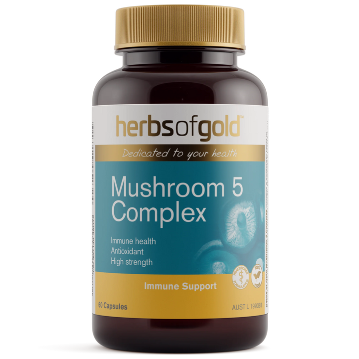 Herbs Of Gold Mushroom 5 Complex 60c