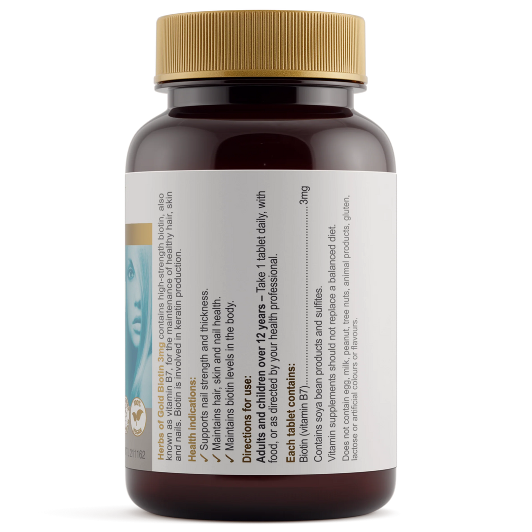Herbs Of Gold Biotin 3mg 60t