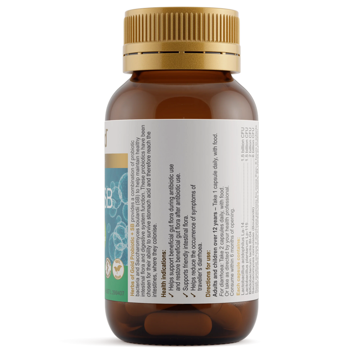 Herbs Of Gold Probiotic + Sb 60c