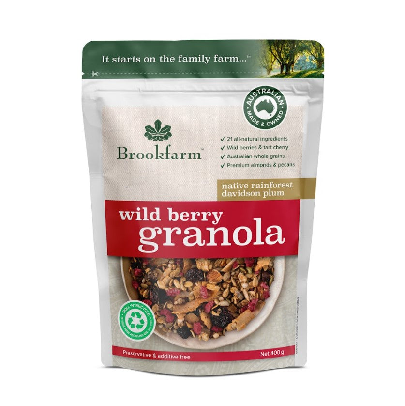 Brookfarm Wild Berry Granola 400g