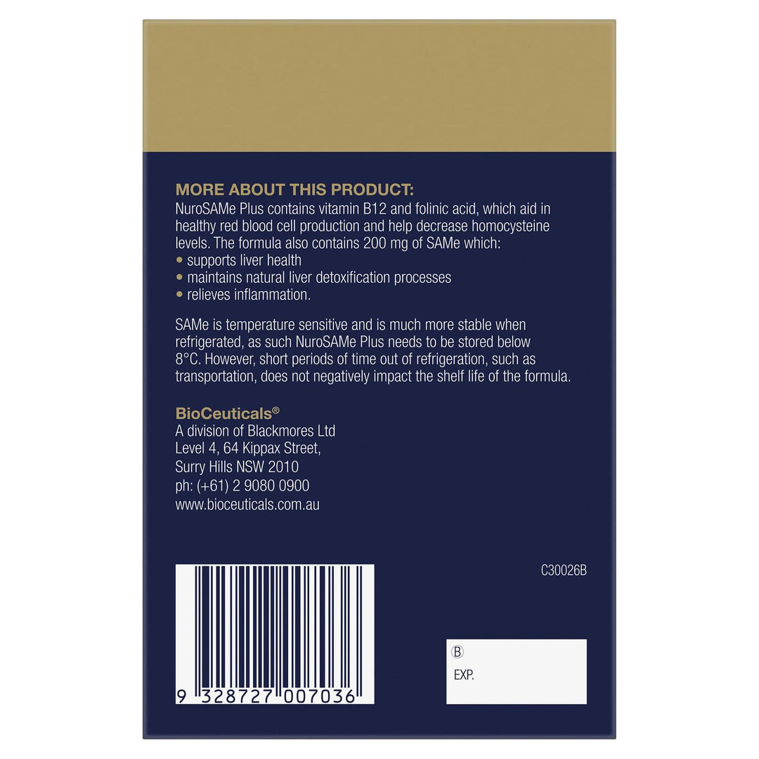 Bioceuticals Nurosame 60t