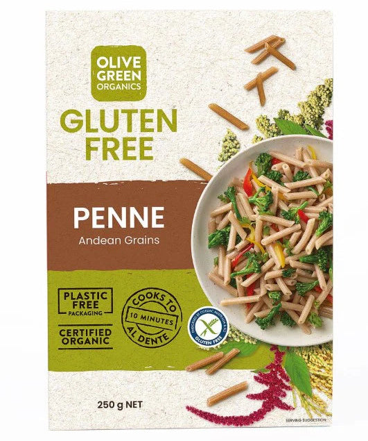Olive Green Organics Andean Grains Penne 250g
