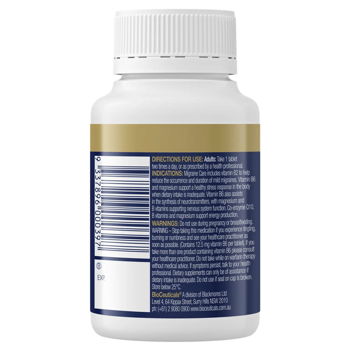 Bioceuticals Migraine Care 60t