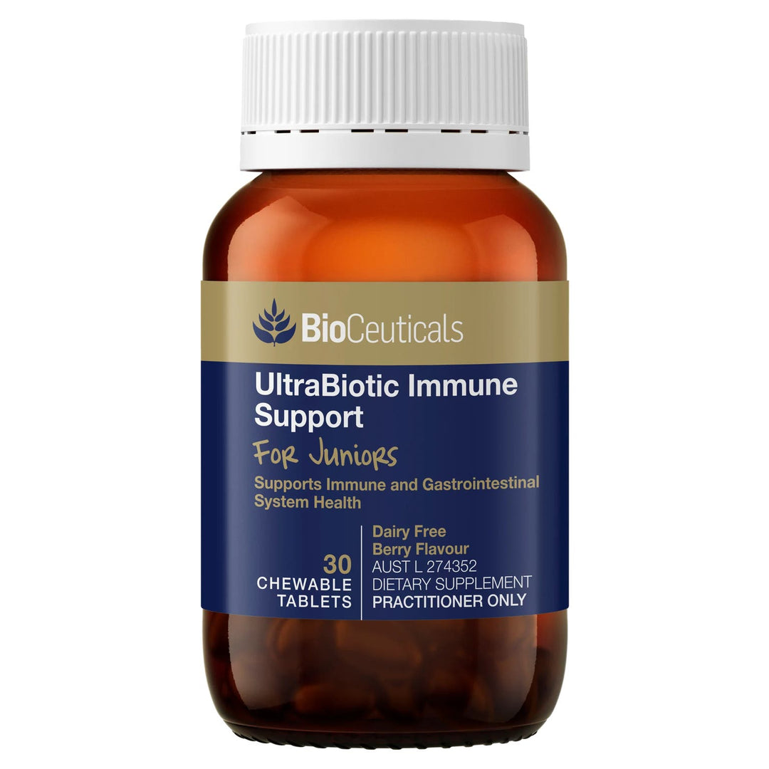 Bioceuticals Ultrabiotic Immune Support For Juniors Chewable 30t