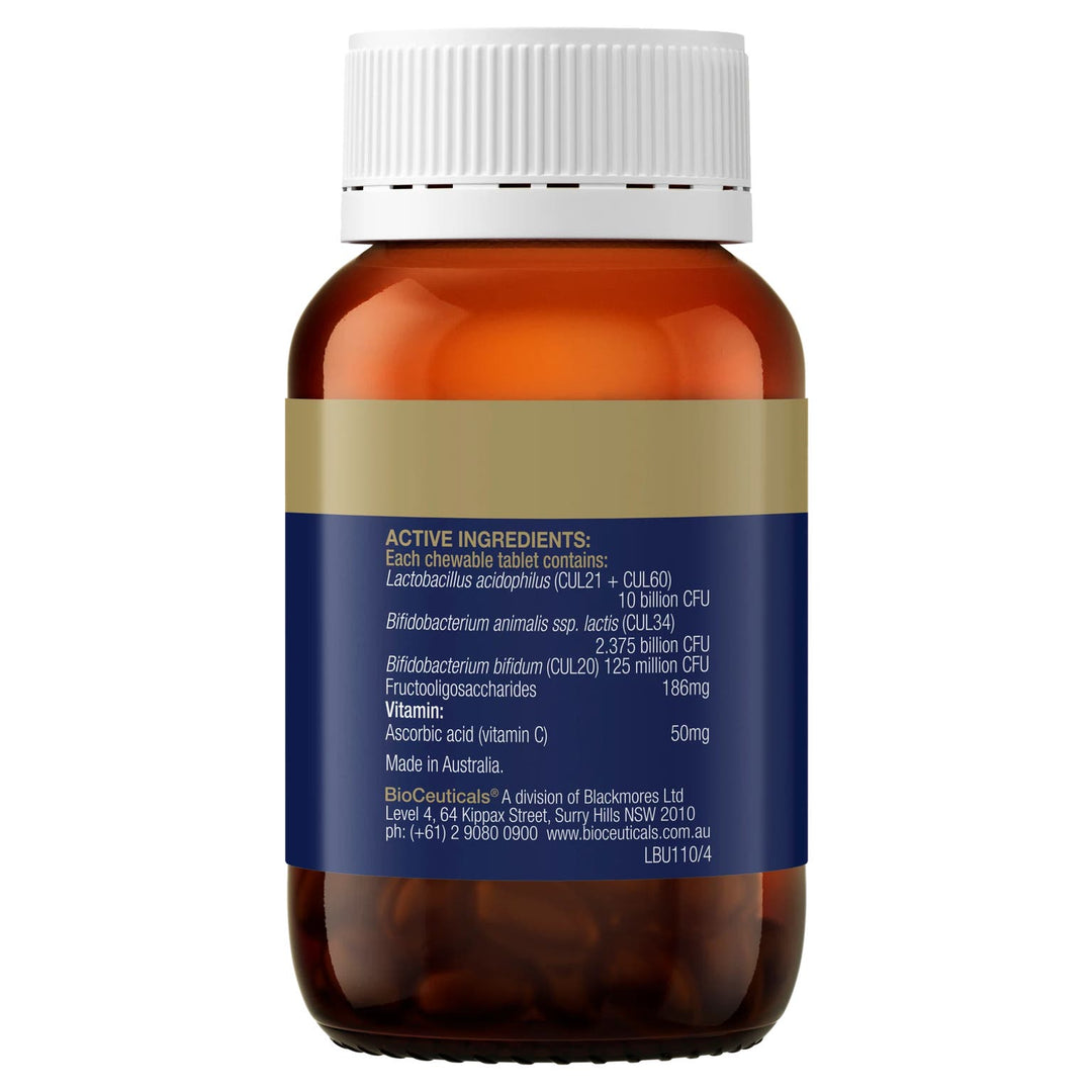 Bioceuticals Ultrabiotic Immune Support For Juniors Chewable 30t