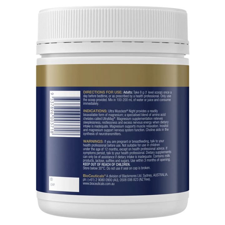 Bioceuticals Ultra Muscleze Night