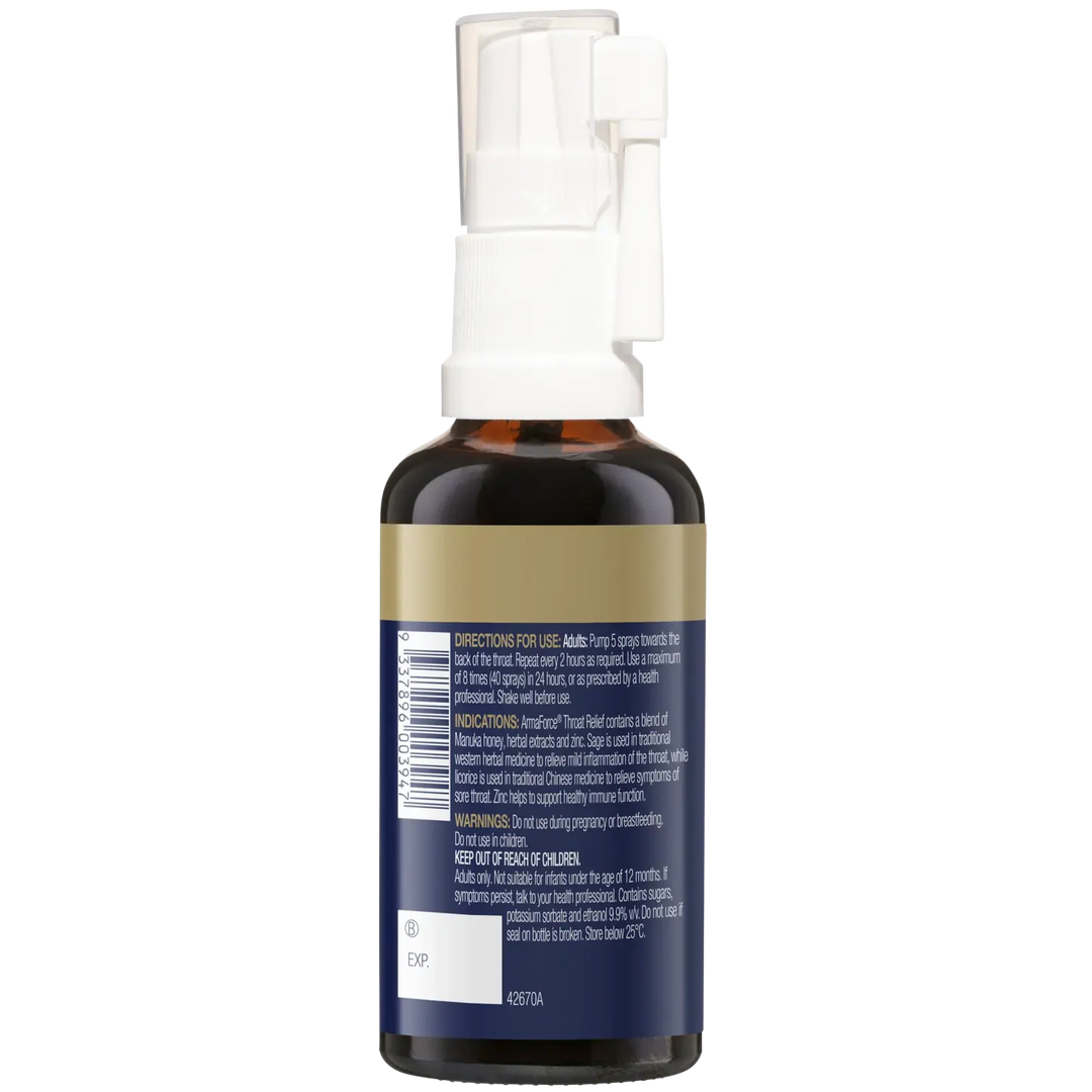 Bioceuticals Armaforce Throat Relief 50ml