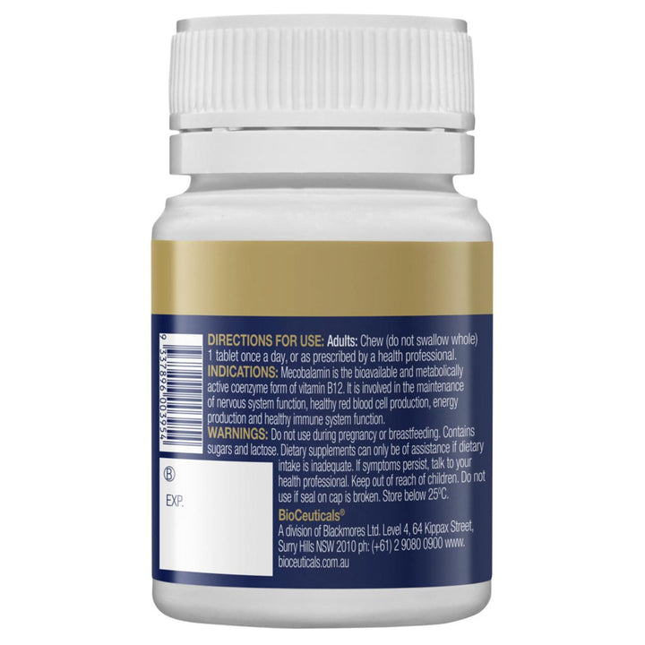 Bioceuticals Methyl B12 Chewable 60t