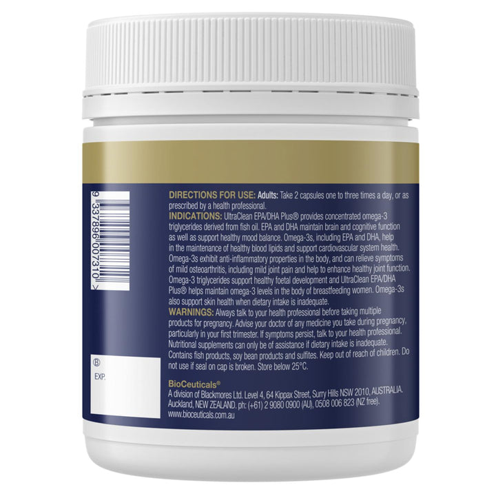 Bioceuticals Ultra Clean Epa/dha Plus 240c
