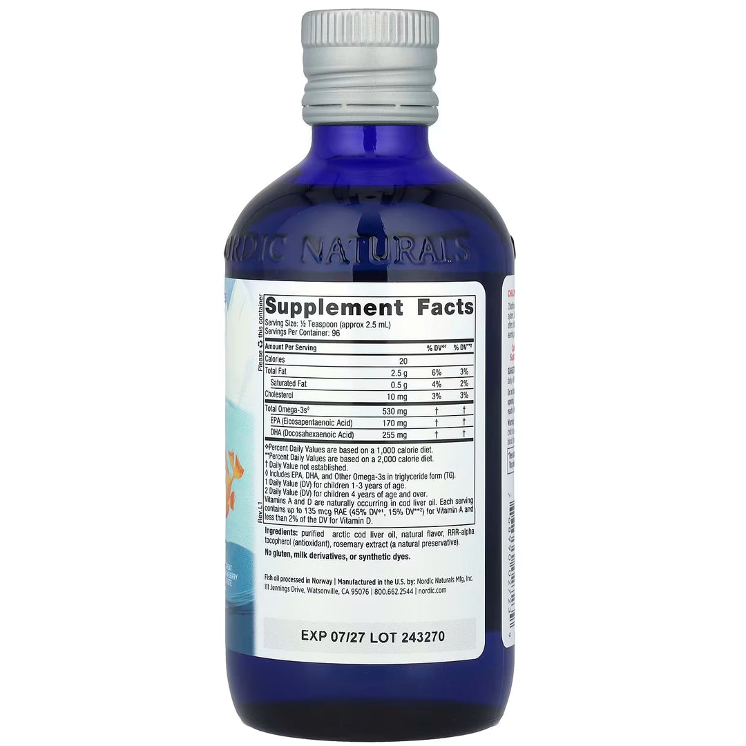 Nordic Naturals Childrens Dha Strawberry 237ml