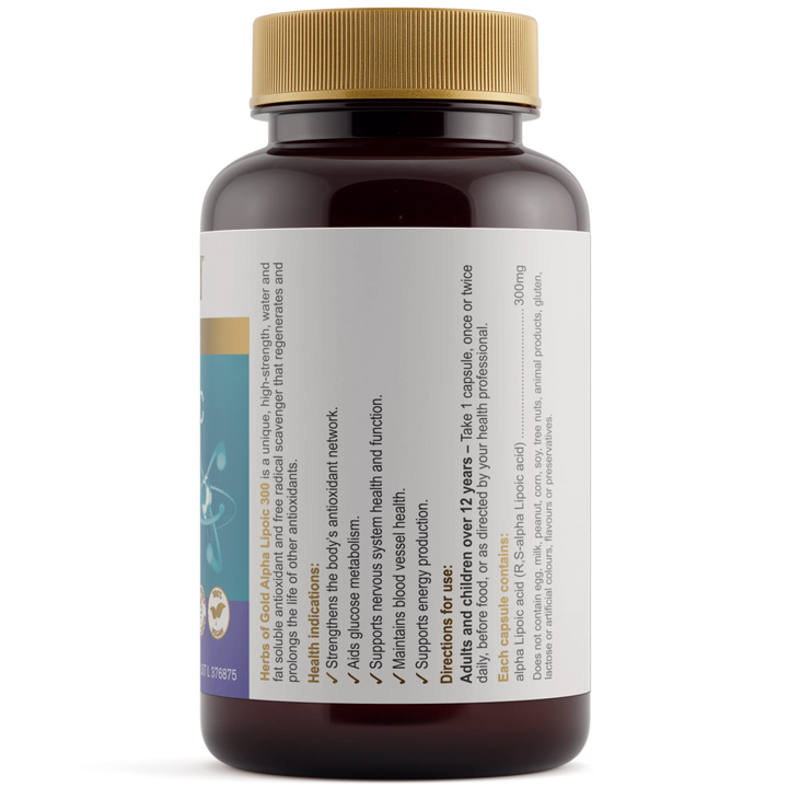Herbs Of Gold Alpha Lipoic 60t