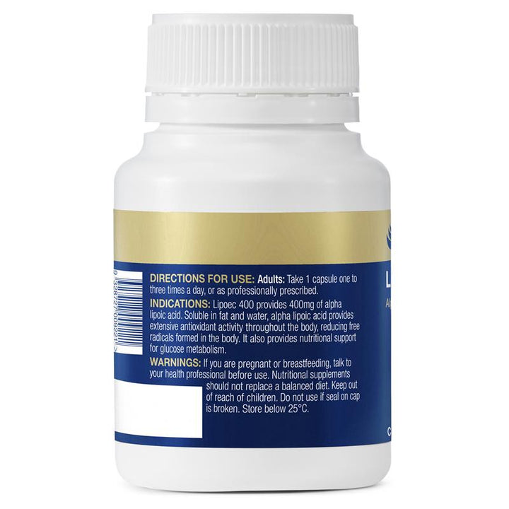 Bioceuticals Lipoec 400 60c