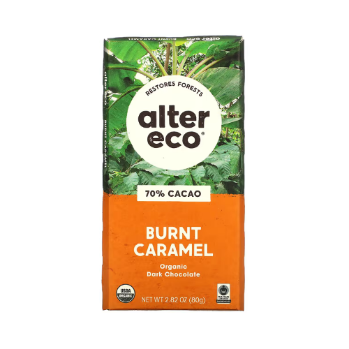 Alter Eco Dark Salted Burnt Caramel 80g