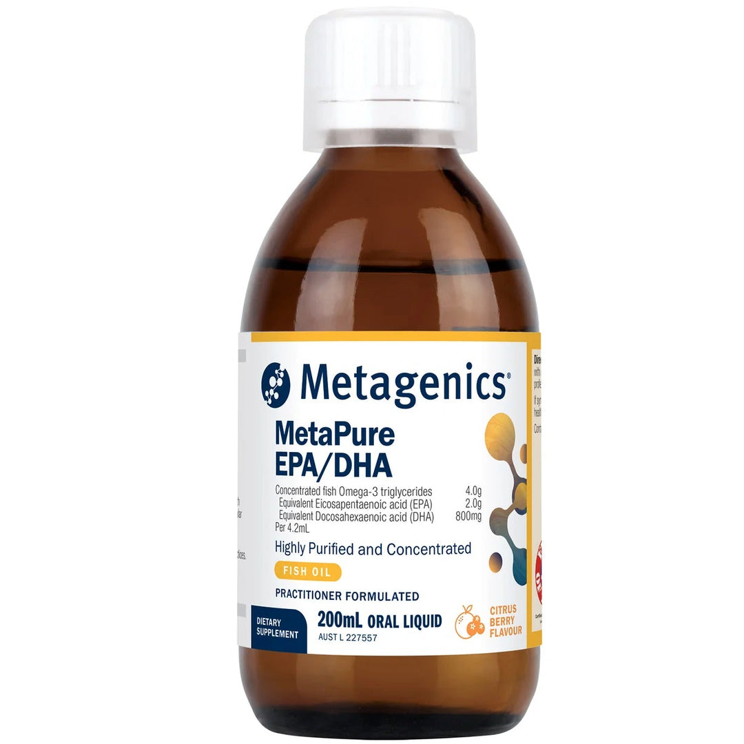 Metagenics Metapure Epa/dha Citrus Berry 200ml