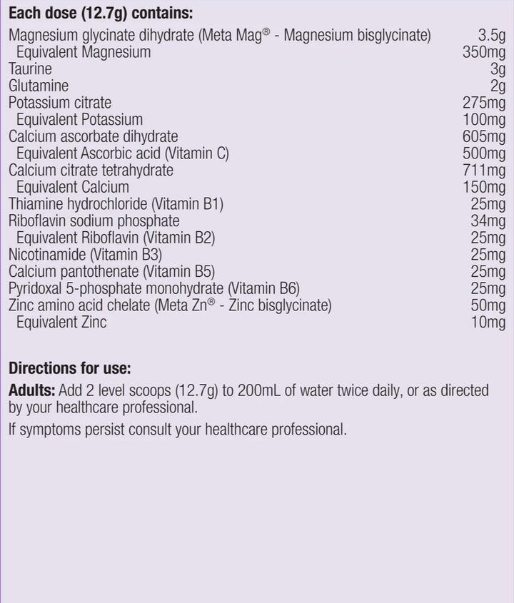 Metagenics Metarelax Tropical 482g