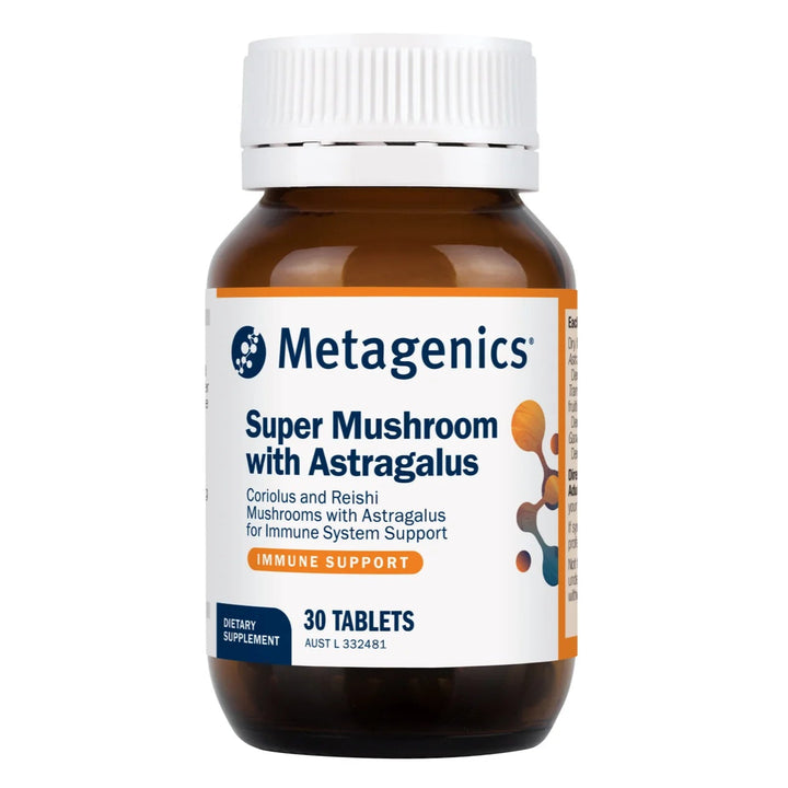 Metagenics Super Mushroom With Astragalus 30t