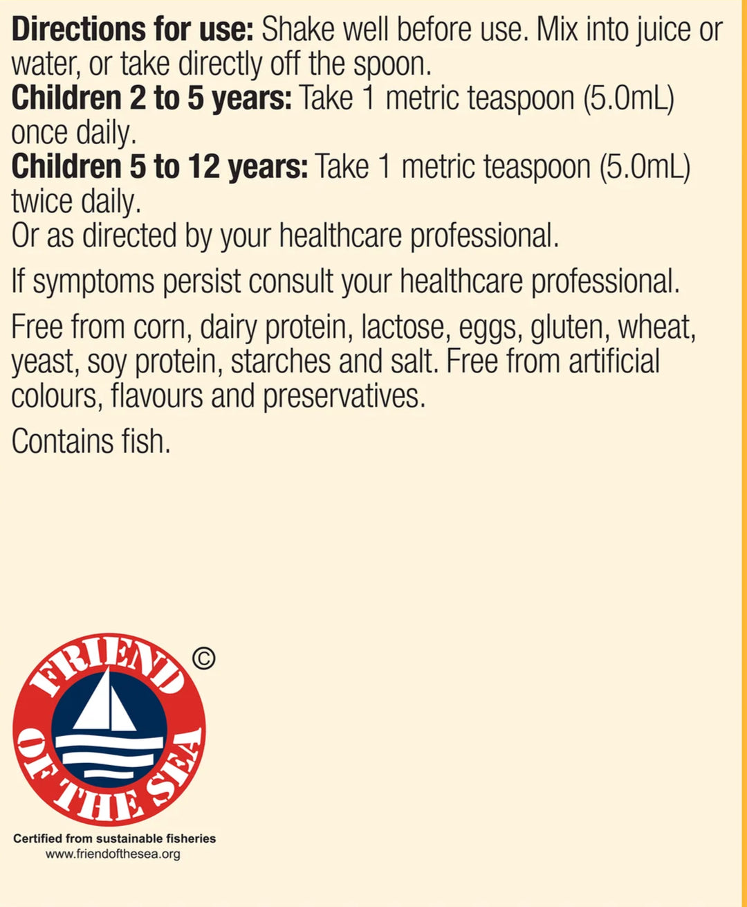 Metagenics Omega Care For Kids Fruity 200ml